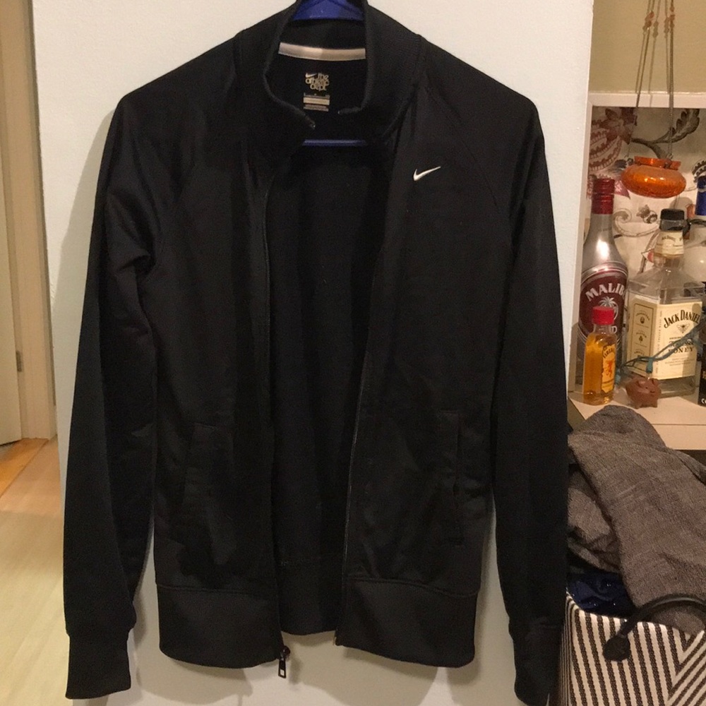 Nike black athletic jacket